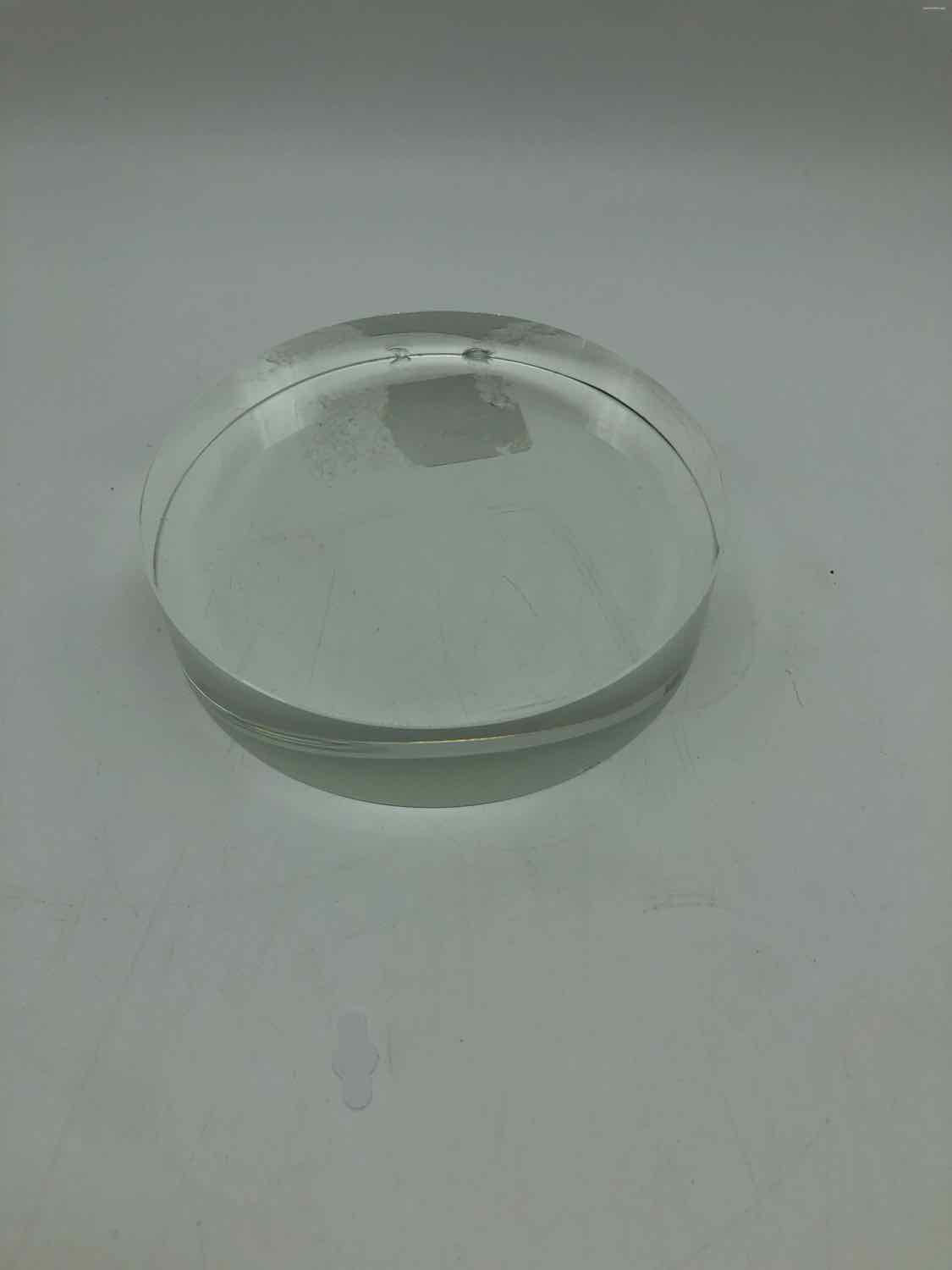 Clear Glass Disk Decorative Accessory