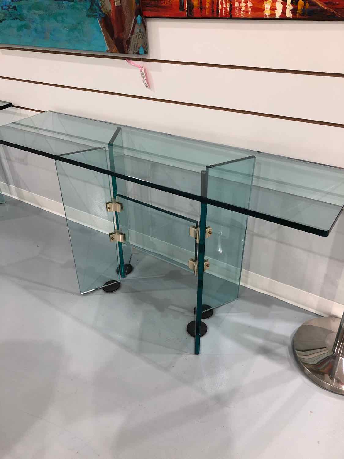 Clear Glass Living Room Sofa Table