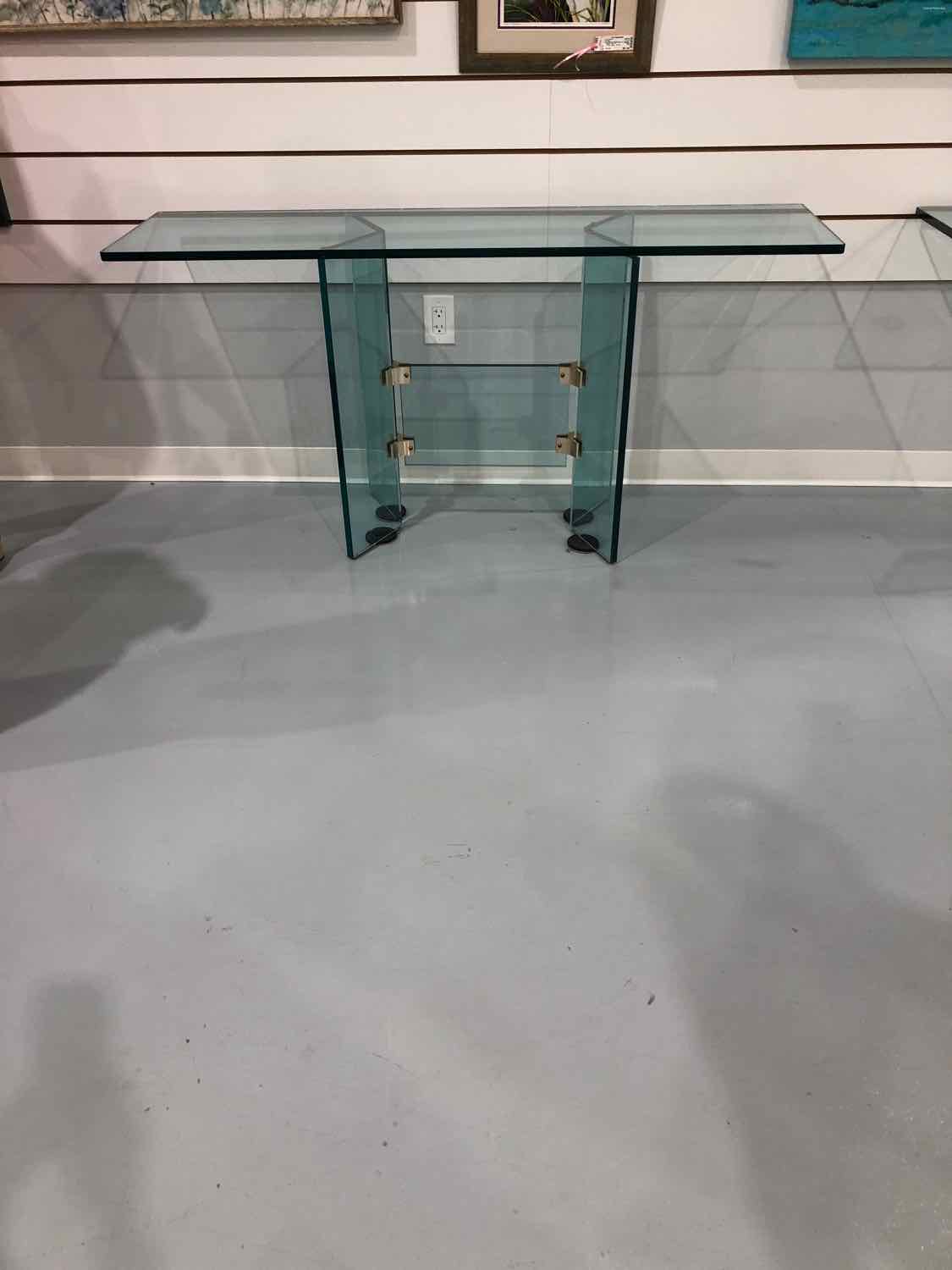 Clear Glass Living Room Sofa Table