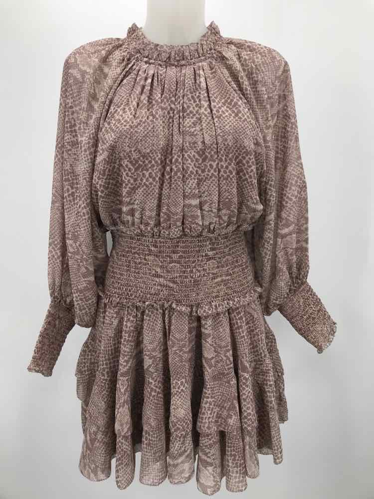 Cleobella Tan Size Medium Long Sleeve Dress