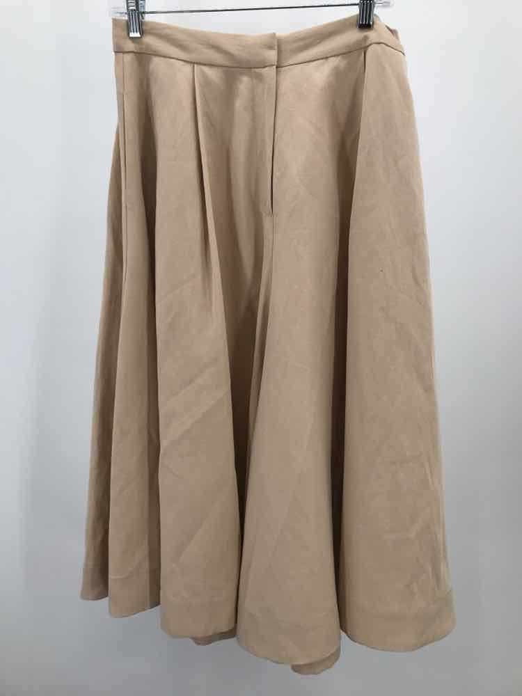 CO Tan Size Large Wide Leg Capri Pants