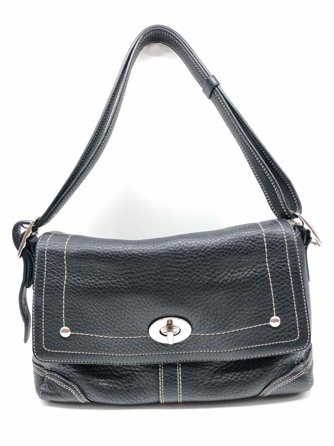 Coach Black Shoulder Bag Leather Shoulder Bag