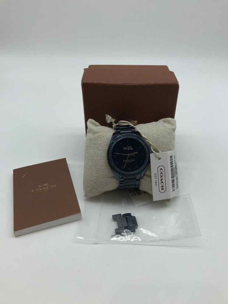 Coach Blue Linked Wristwatch