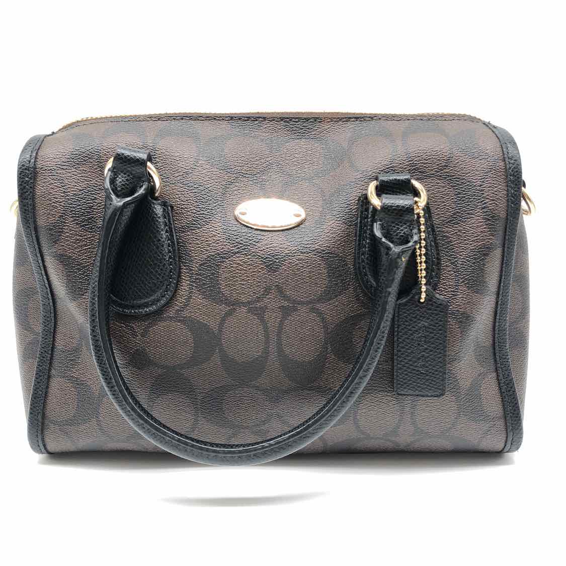 Coach Brown Monogram Crossbody Doctor Bag