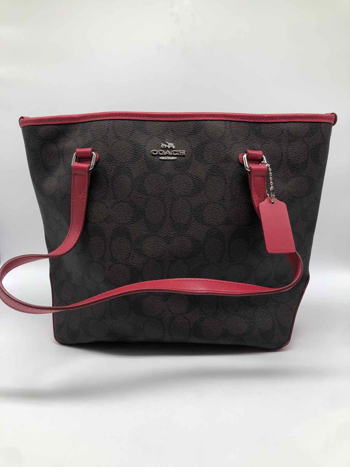 Coach Brown Monogram Shoulder Bag