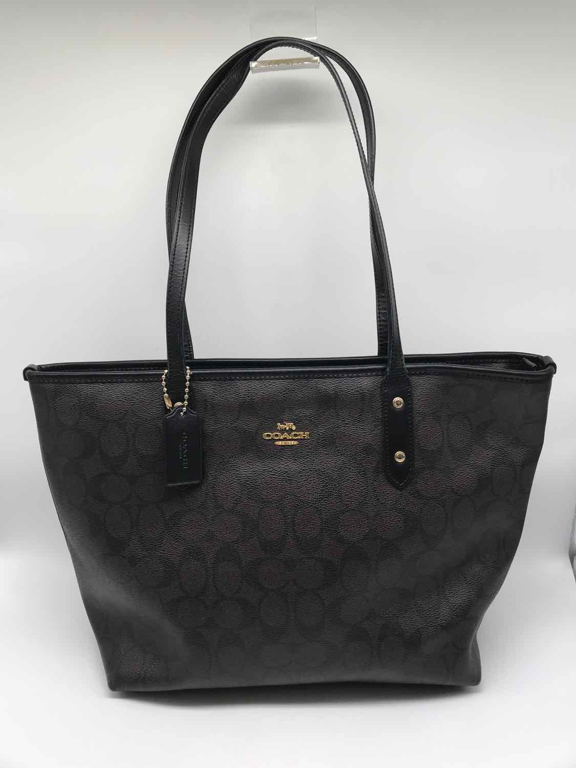 Coach Brown Monogram Tote Tote Bag