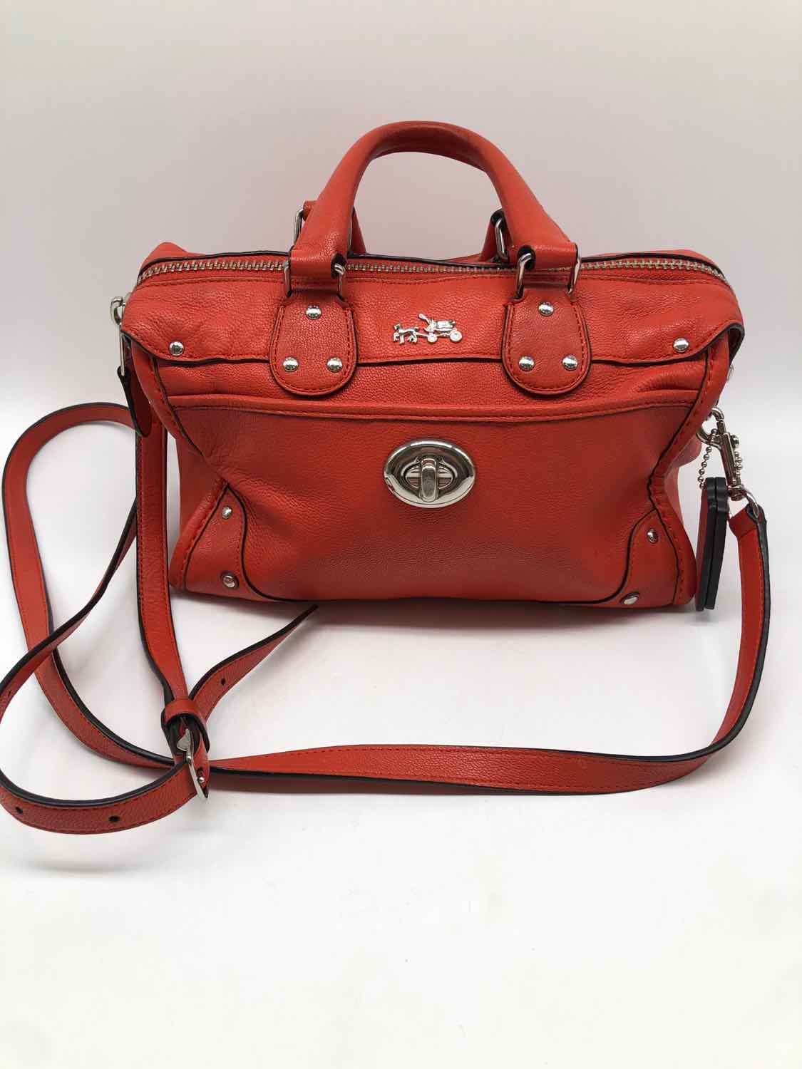 Coach Orange Satchel Satchel Handbag