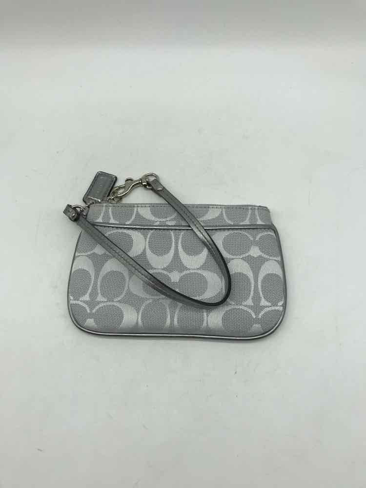 Coach Silver Wristlet Wristlet