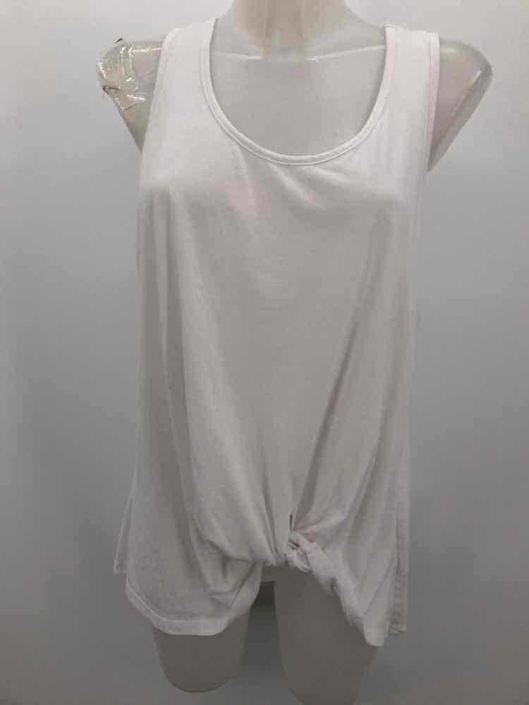 Coin1804 White Size Large Knotted Tank Top