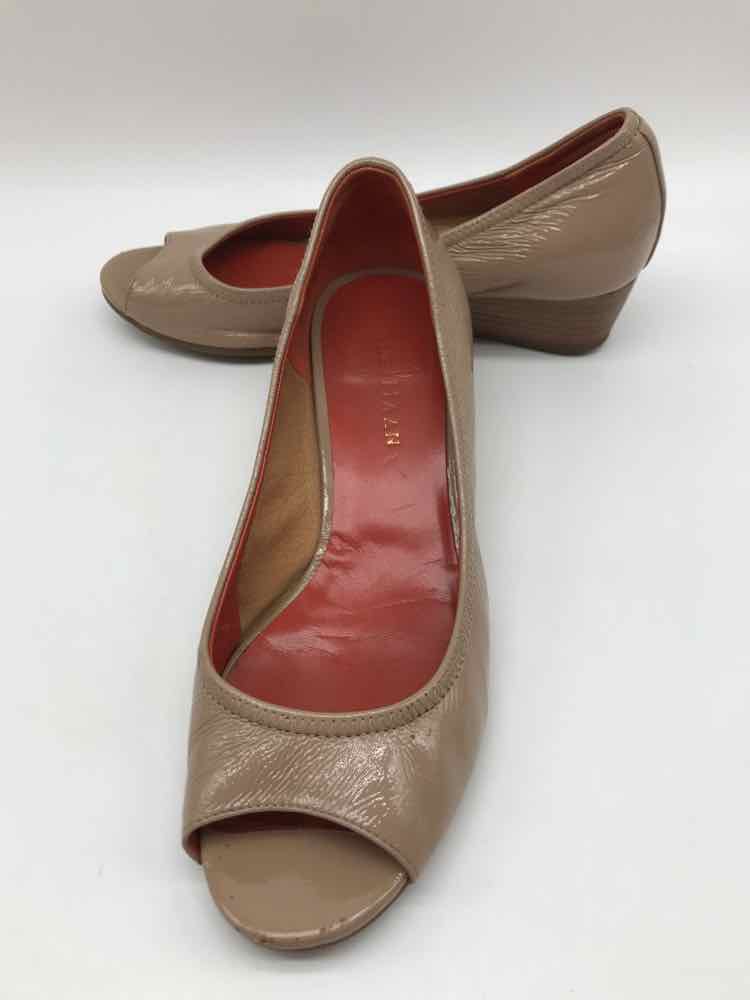 Cole Haan Brown Size 6 Patent Wedge Heels