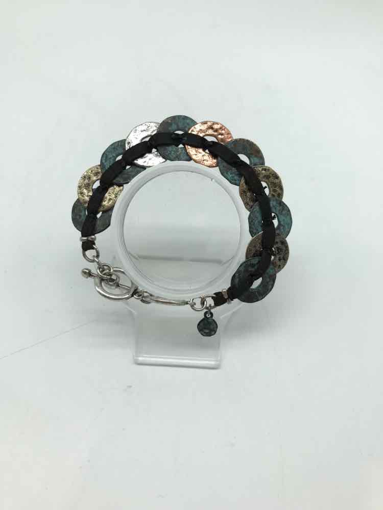 Copper Metal Stretchy Bracelet