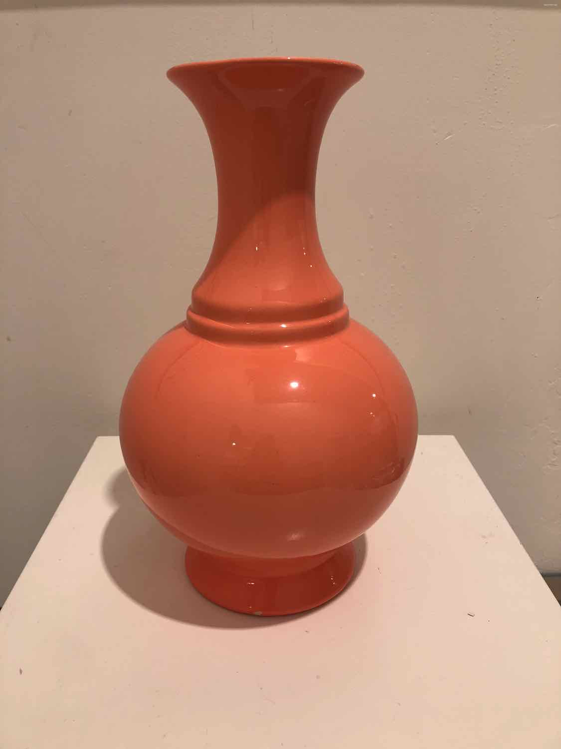 Coral Ceramic Vase