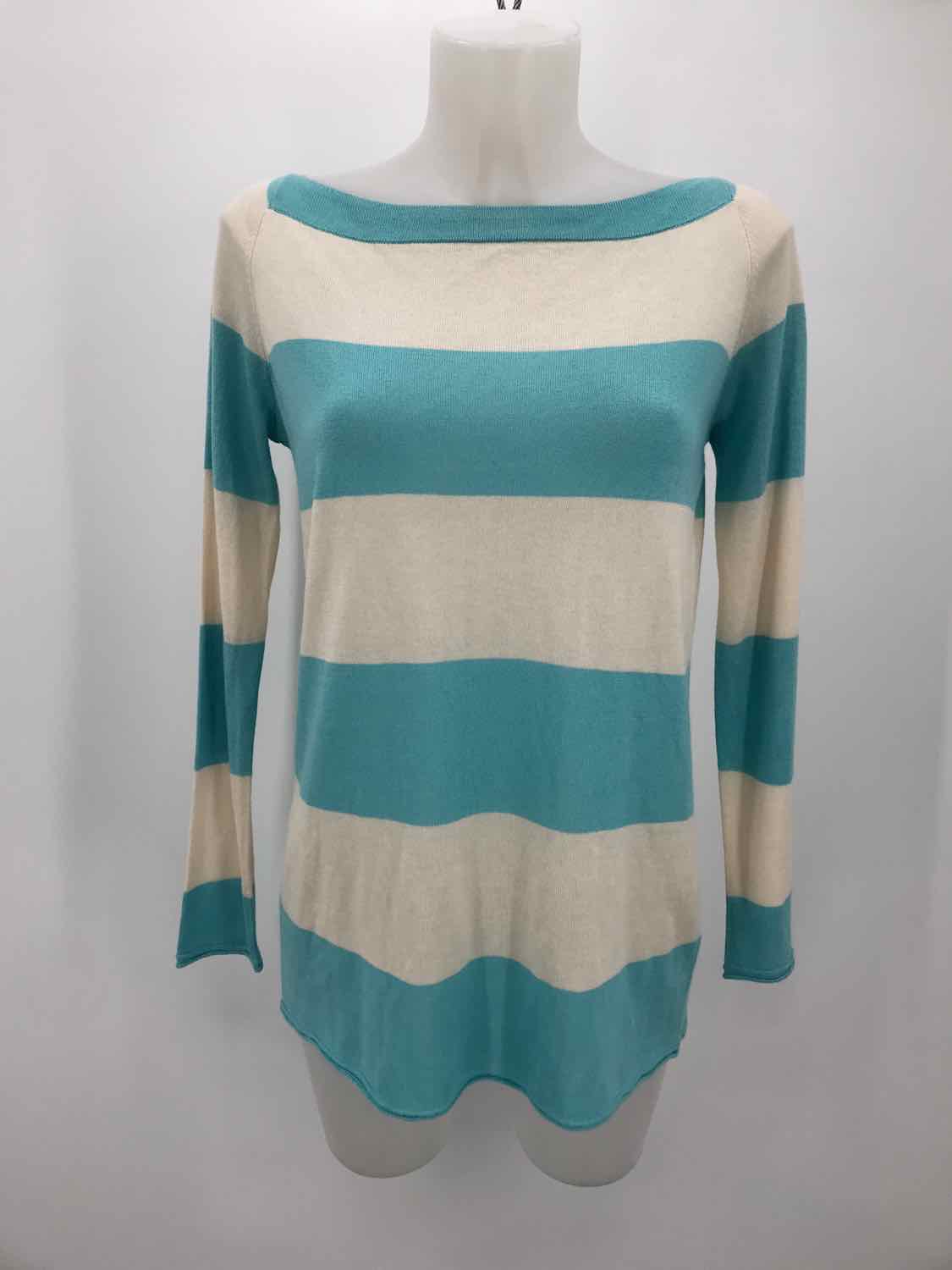 Cortland Park Blue Size XS Stripe Sweater