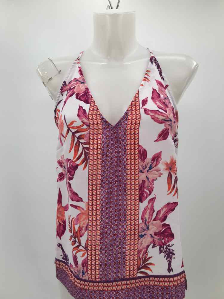 Cremieux Purple Size XS Leaf Tank Top