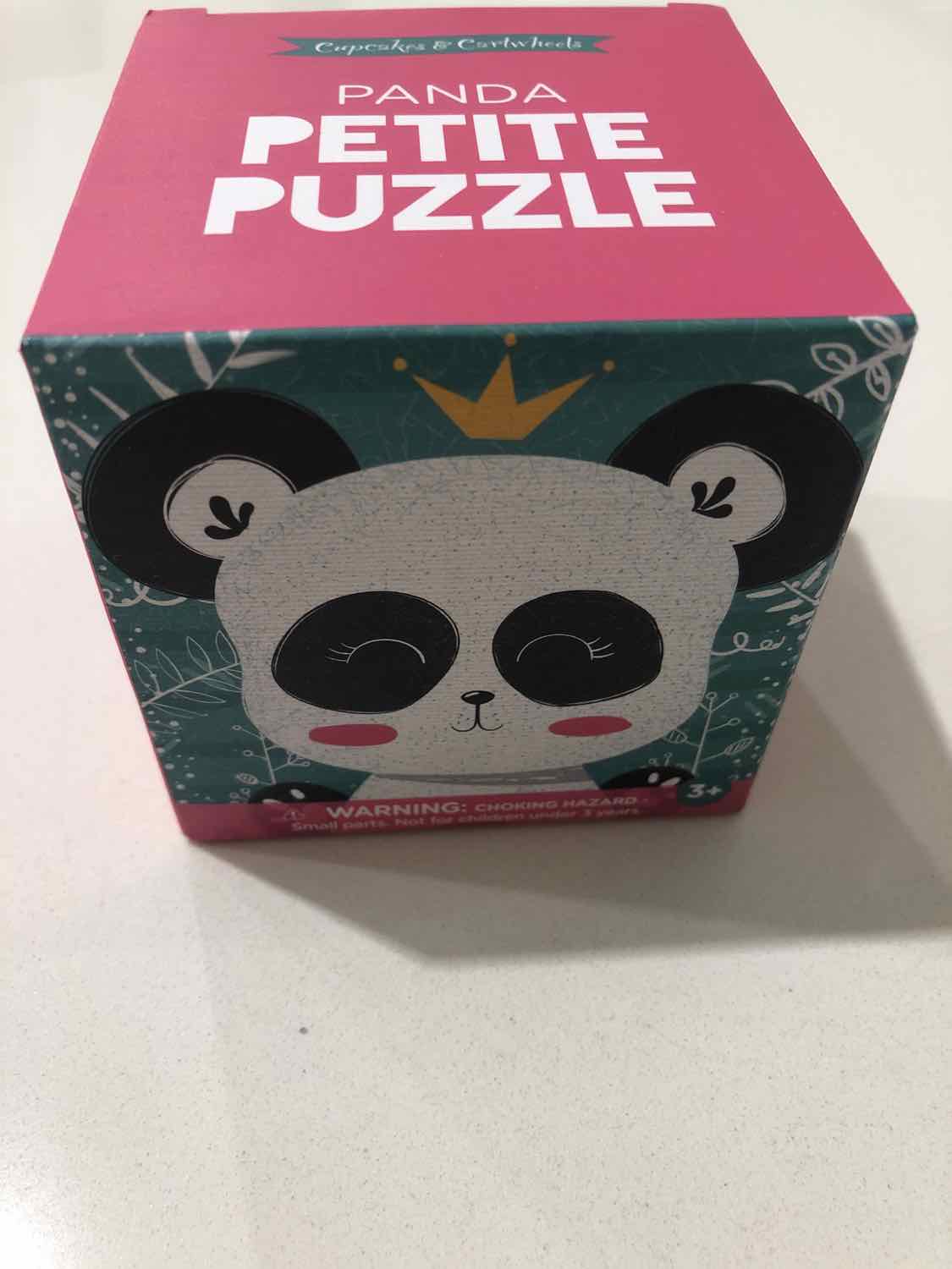 Cupcakes & Cartwheels White Panda Petite Puzzle Toys