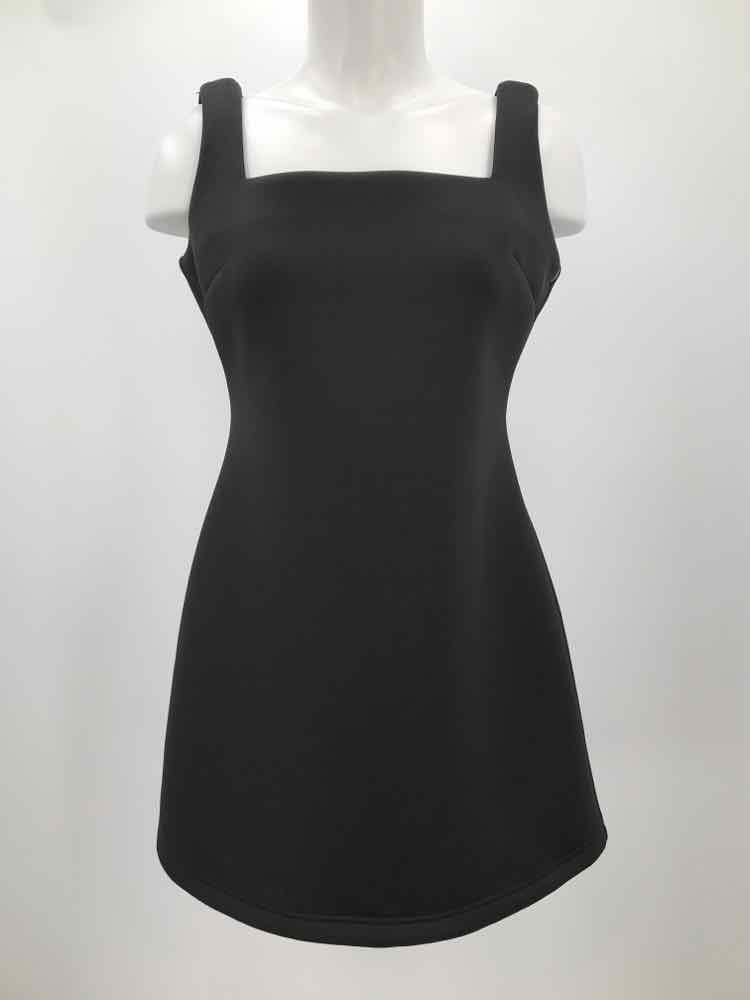 Cynthia Rowley Black Size 6 Sheath Short Sleeveless Dress