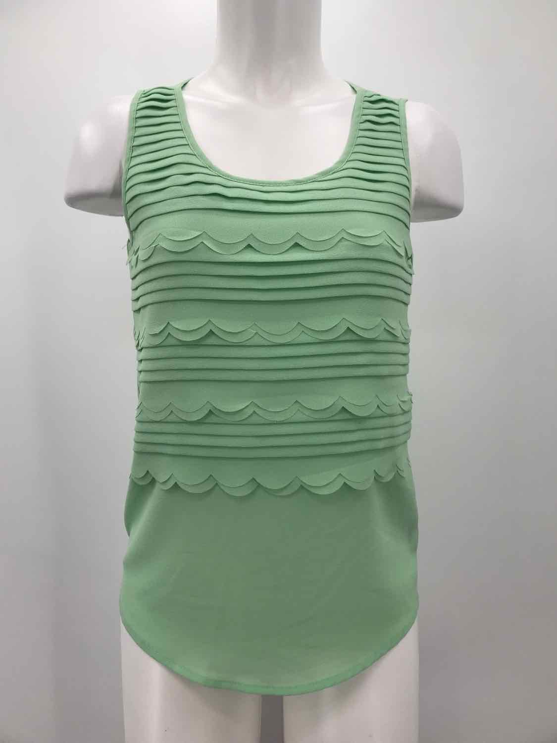 Cynthia Rowley Green Size Small Layered Tank Top