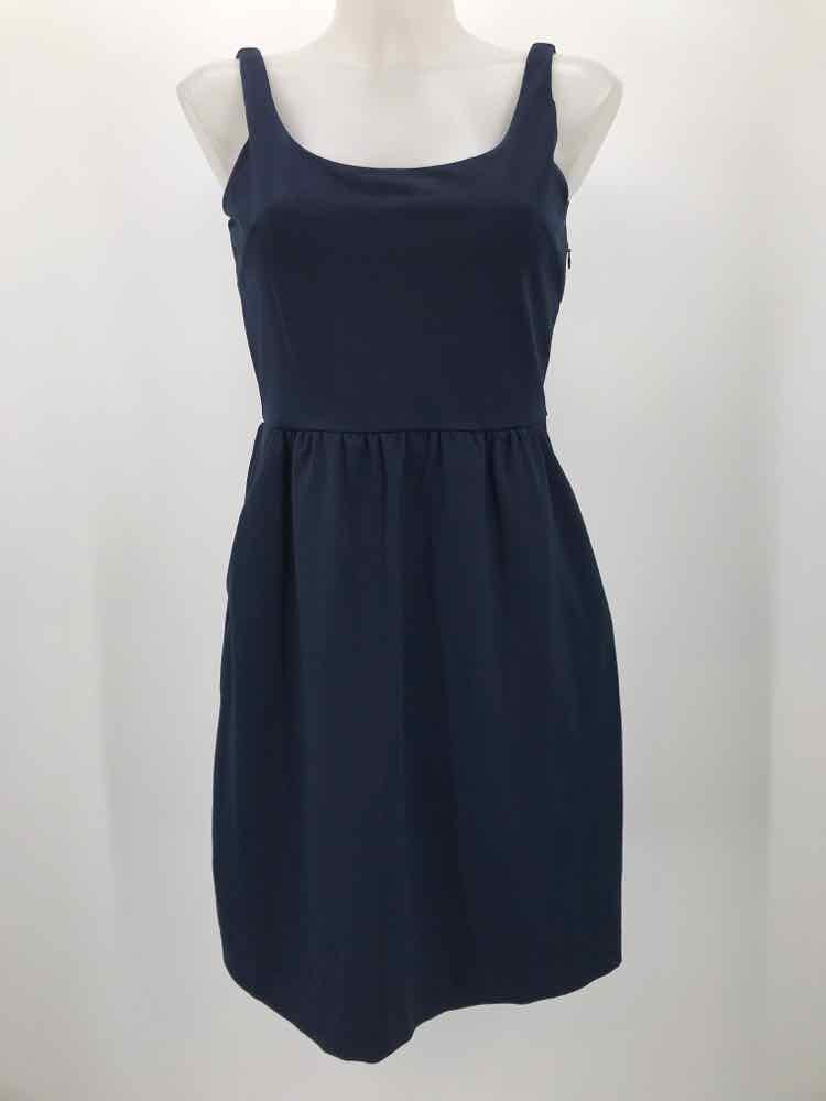 Cynthia Rowley Navy Size 6 Pleated Short Sleeveless Dress