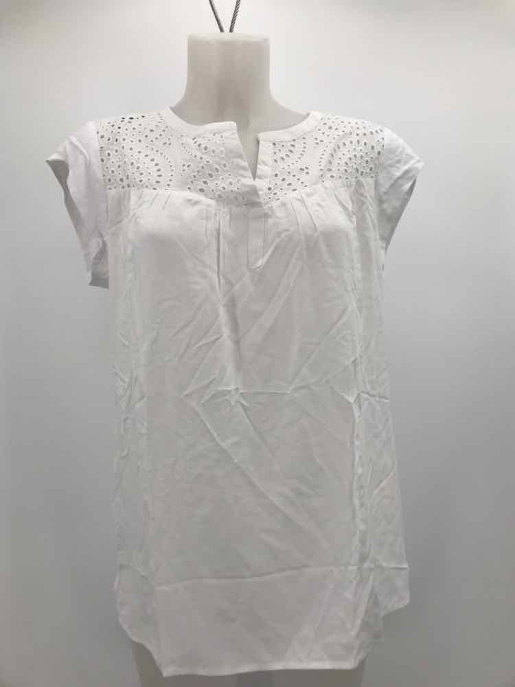 Daniel Rainn White Size Small Eyelet Blouse