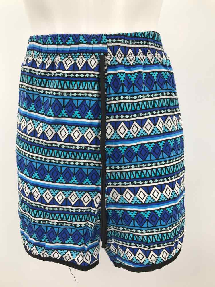 DG NY Blue Size 3X Printed Shorts