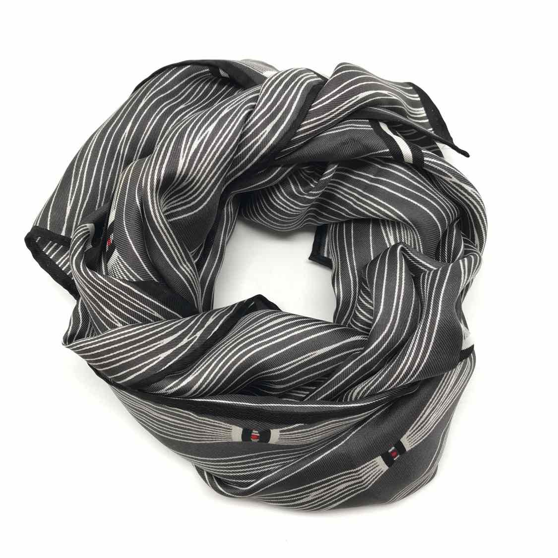 Diane Von Furstenberg Grey Printed Scarves