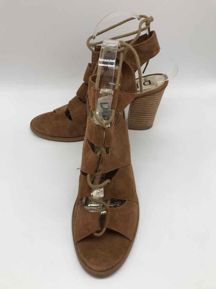 Diba Brown Size 9.5 Slingback Heels