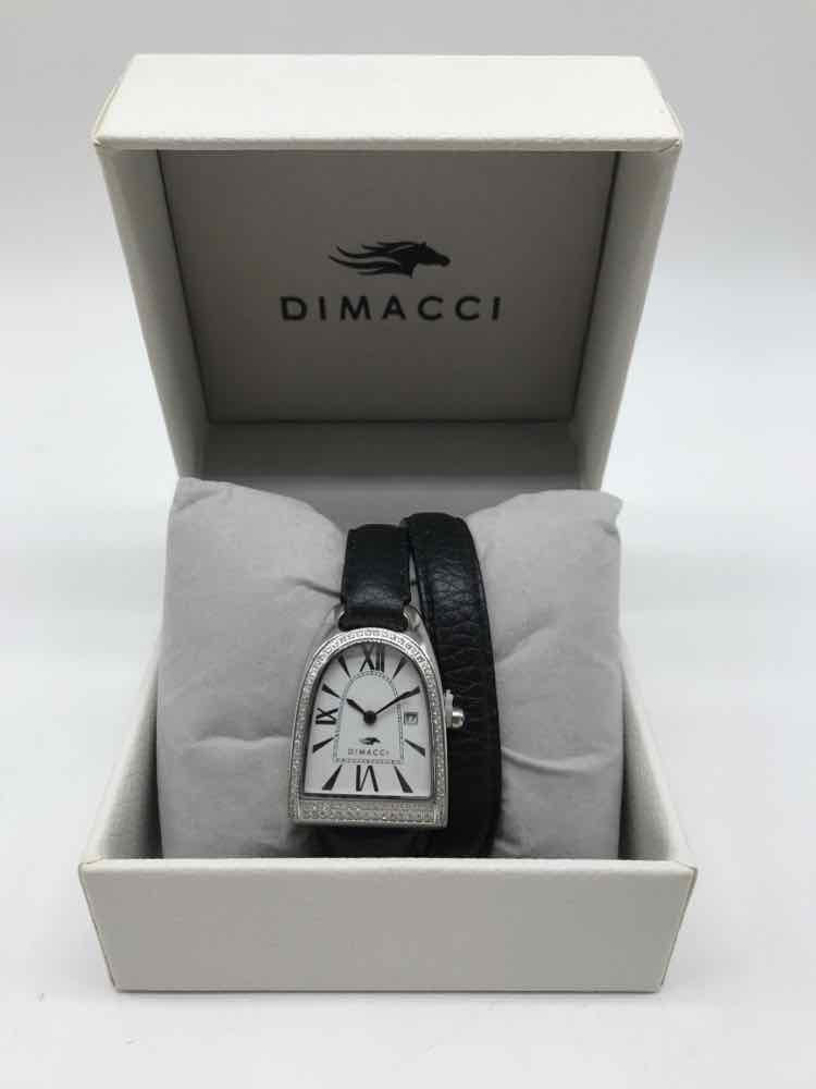 Dimacci Black Graphic Wristwatch