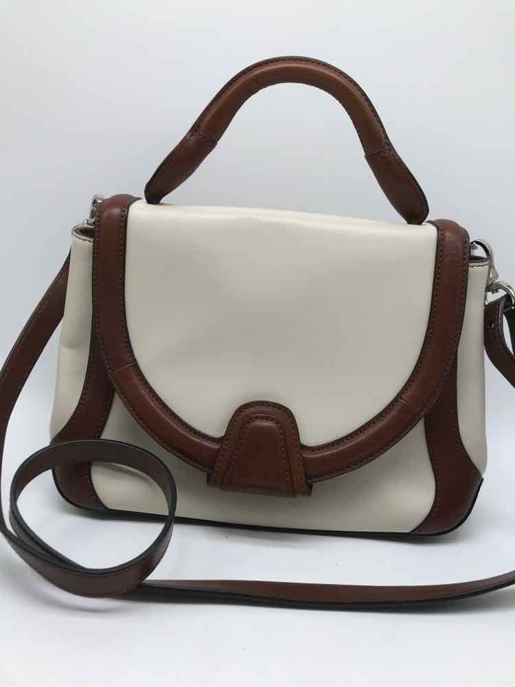 Dissona Ivory Lined Satchel Satchel Handbag