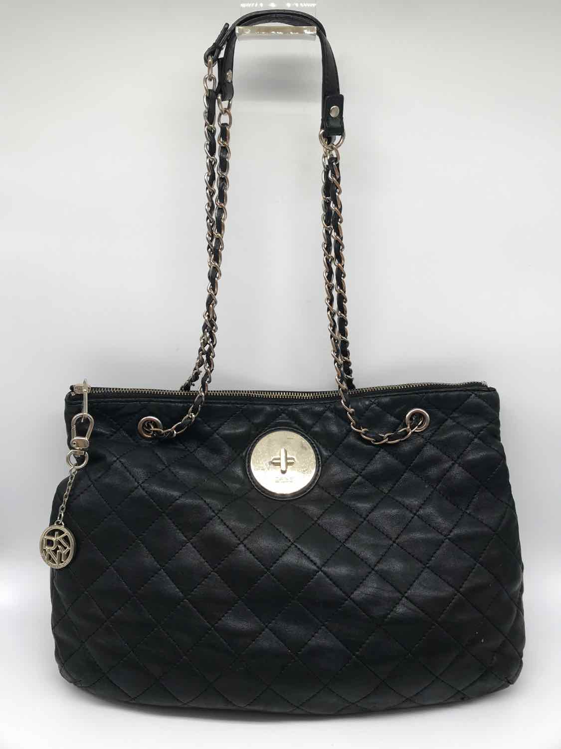 DKNY Black Quilted Shoulder Bag Shoulder Bag