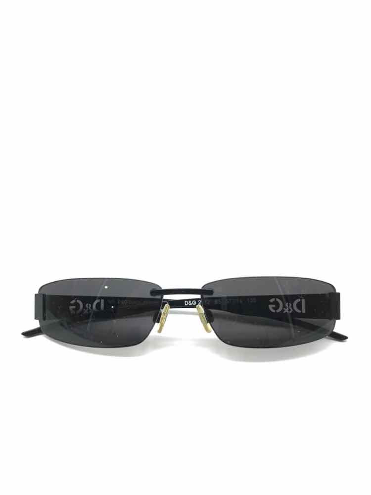 Dolce & Gabbana Black Rectangular Sunglasses