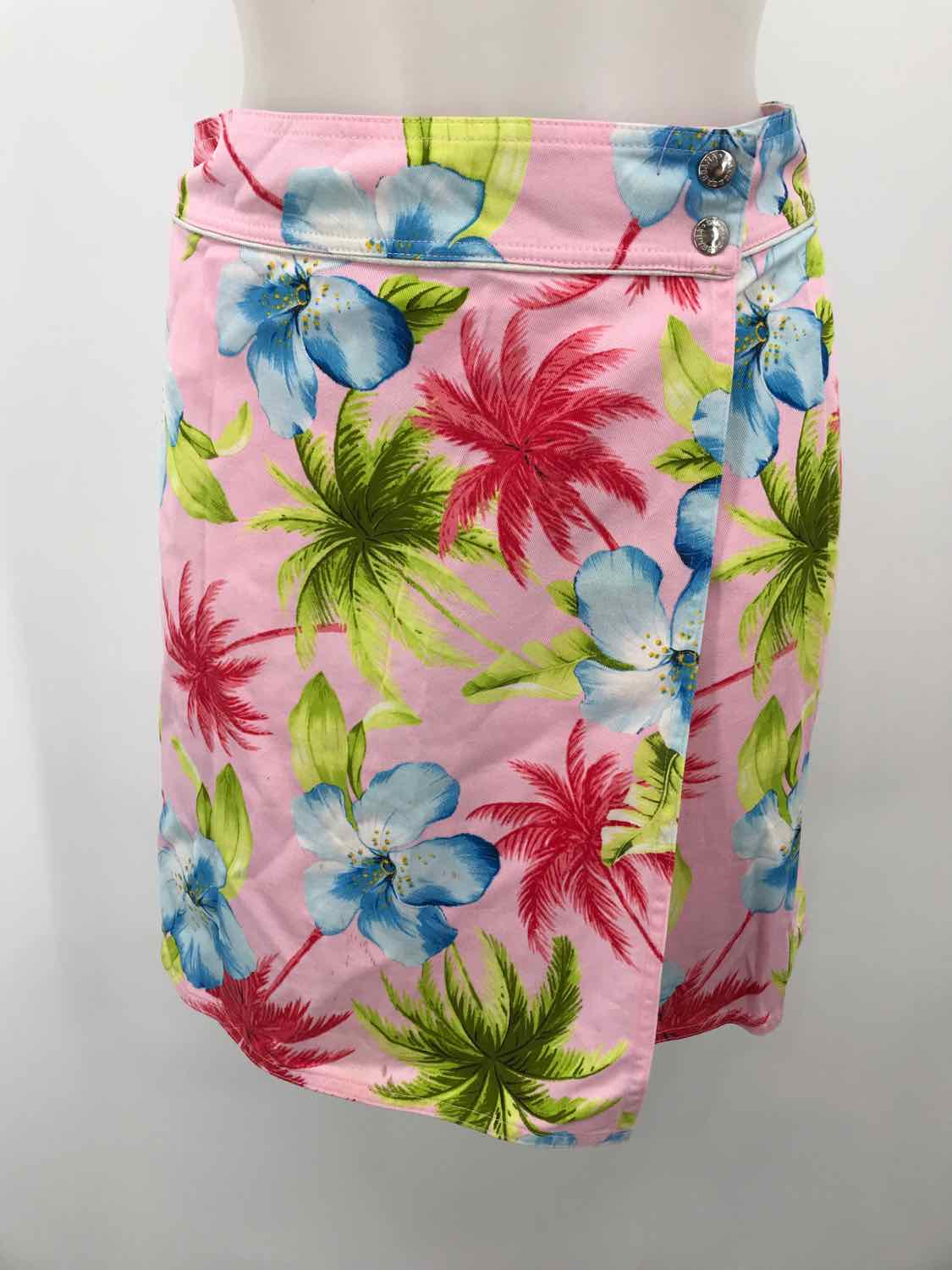 Dolce & Gabbana Pink Size Medium Floral A Line Skirt