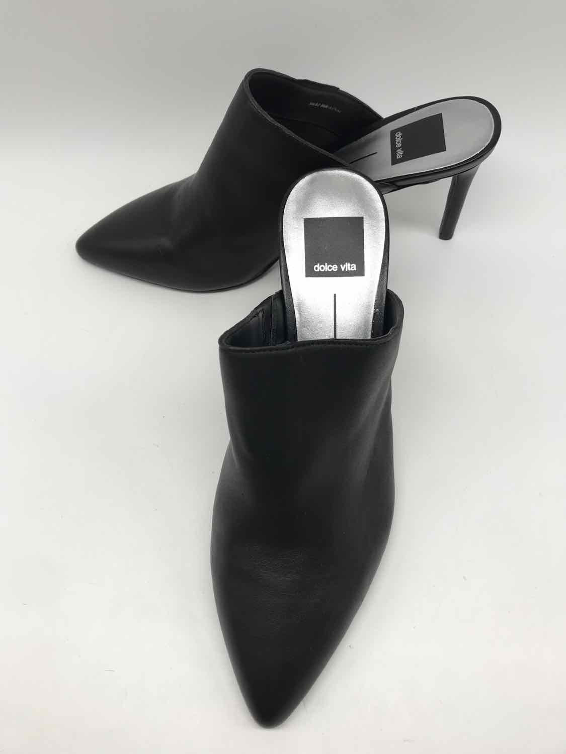 Dolce Vita Black Size 8.5 Slip On Heels