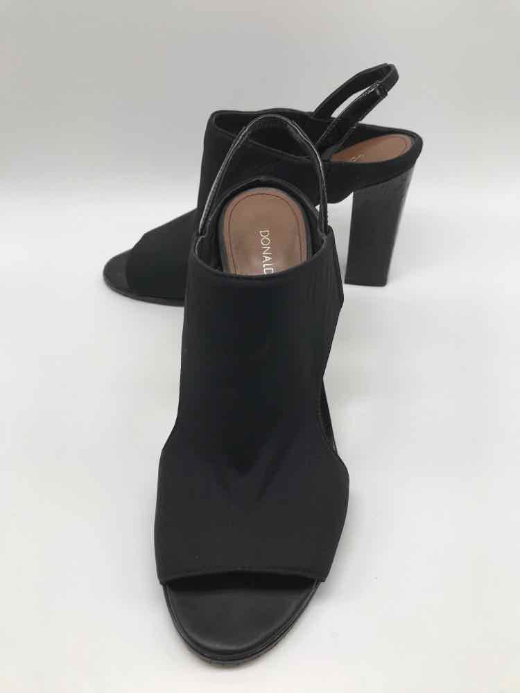 Donald J Pliner Black Size 7.5 Slingback Heels