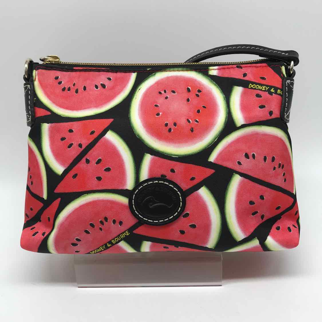 Dooney & Bourke Black Fruit Crossbody Fabric Crossbody