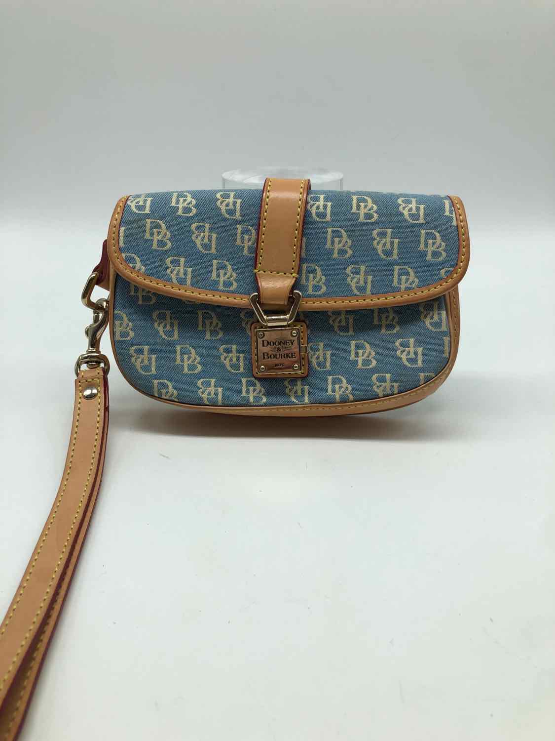 Dooney & Bourke Blue Monogram Wristlet Wristlet