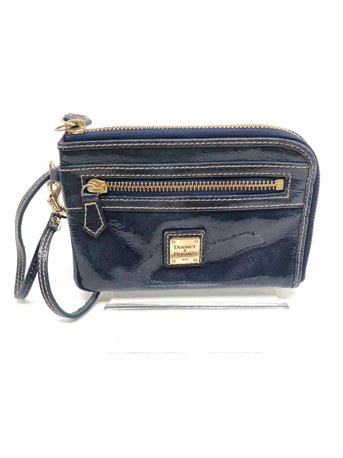 Dooney & Bourke Navy Patent Wristlet Wristlet