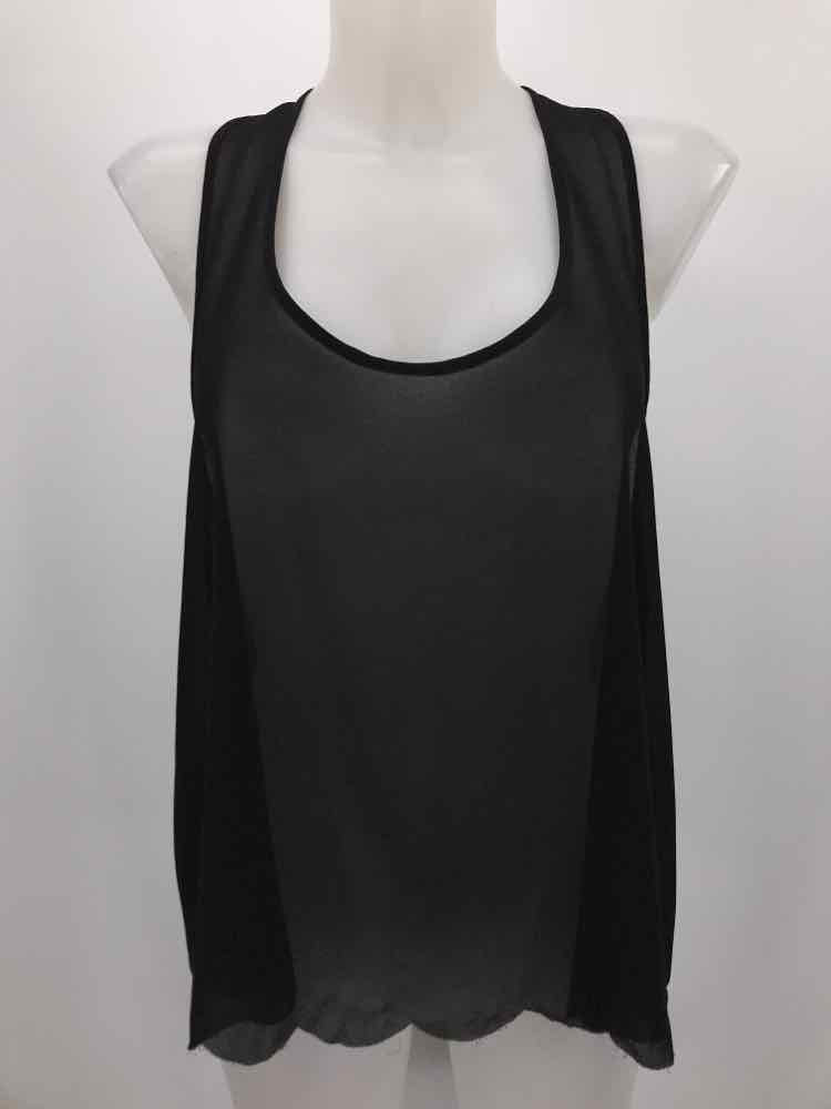 Double Zero Black Size Medium Tank Top