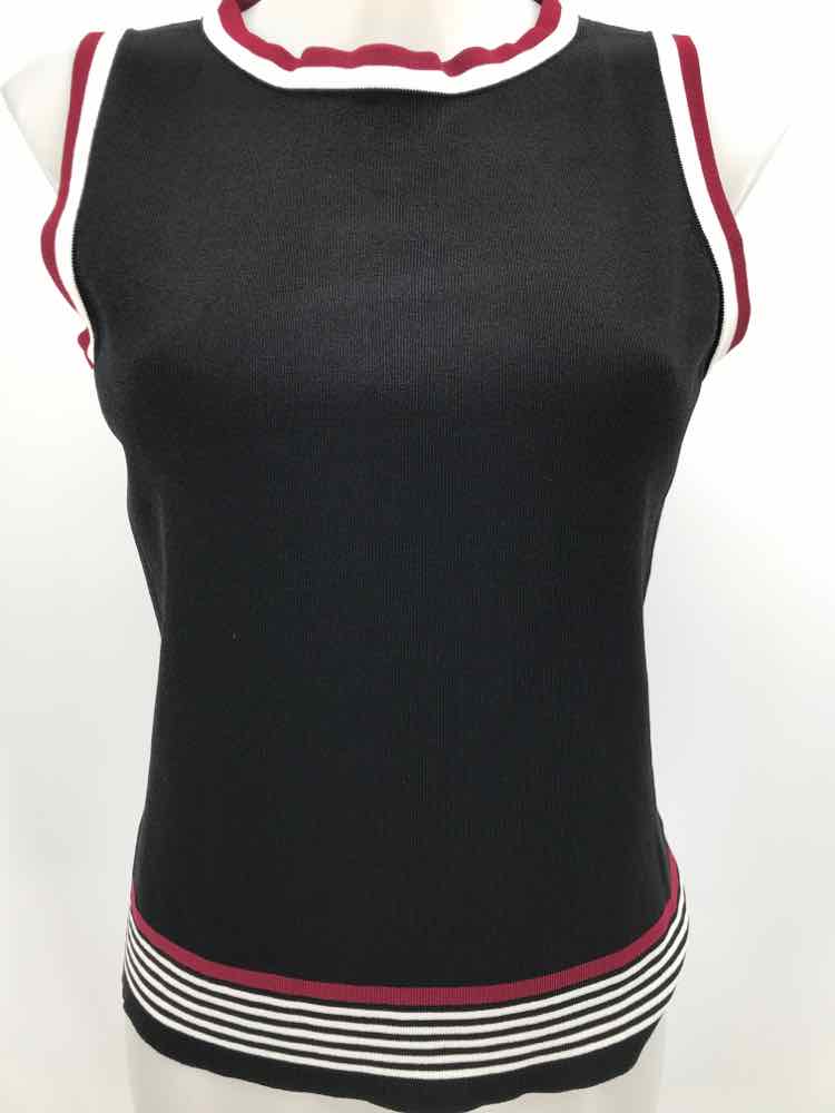 Dress Barn Black Size Large Knit Tank