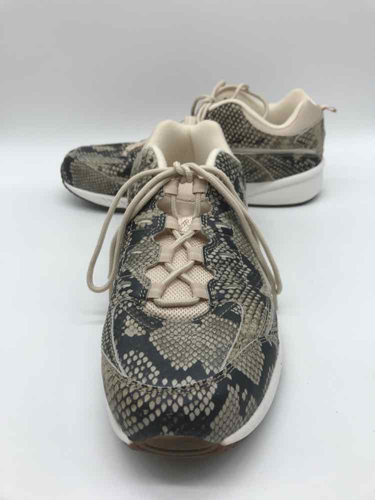 Easy Spirit Tan Size 9 Snake Print Sneaker Athletic Shoes