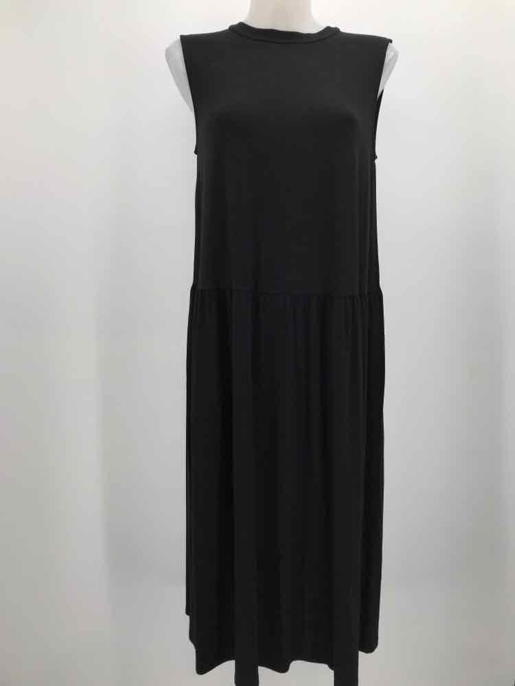 Eileen Fisher Black Size XS Midi Sleeveless Dress