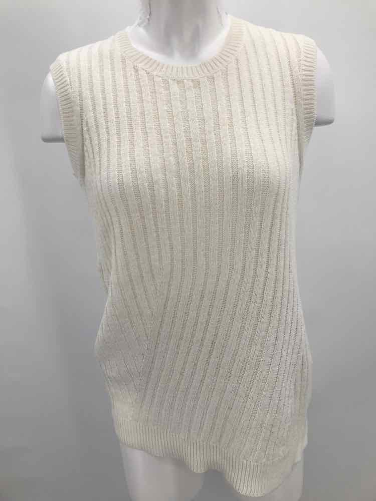 Eileen Fisher Ivory Size XXS Knit Tank