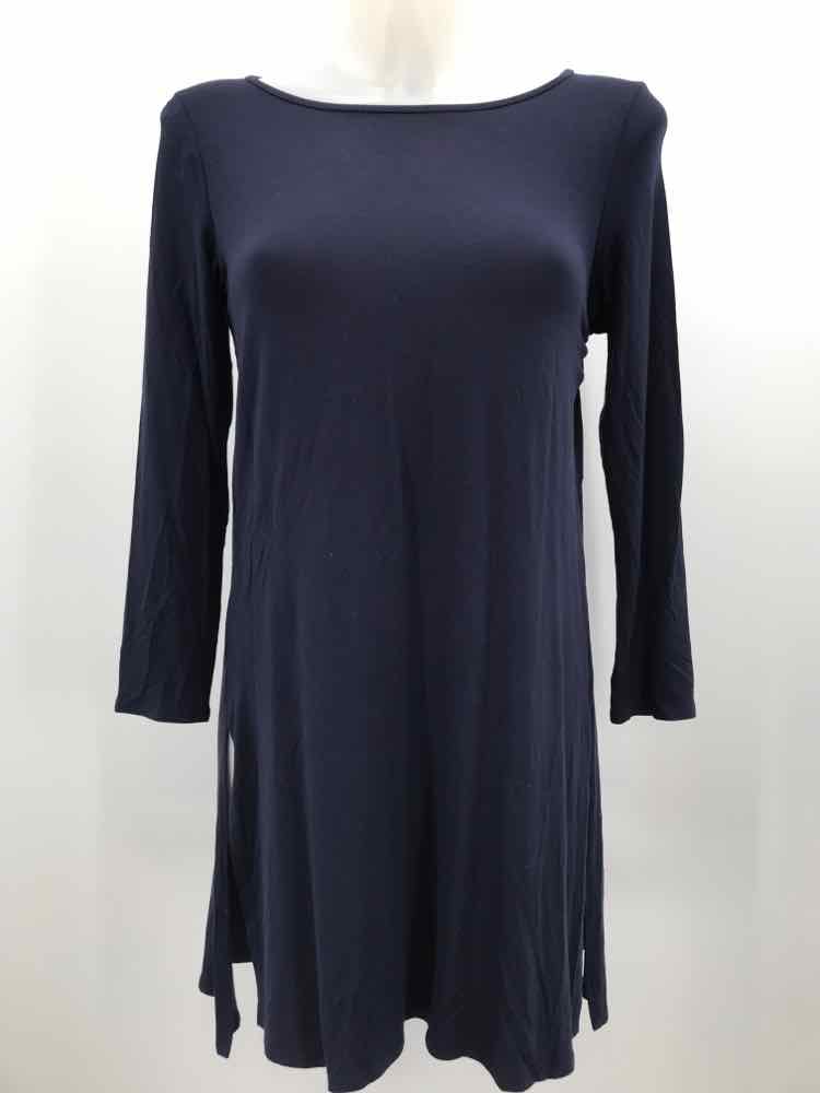 Eileen Fisher Navy Size XS Short Long Sleeve Dress