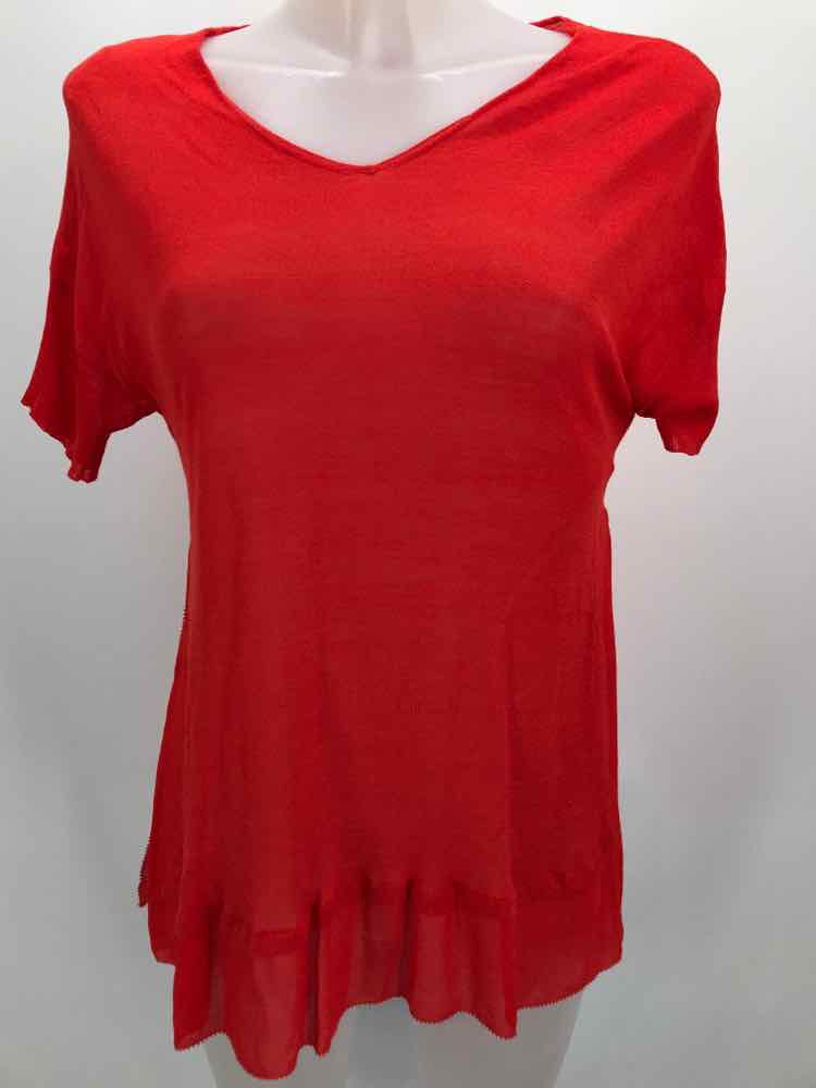 Eileen Fisher Red Size XS Silk Blouse