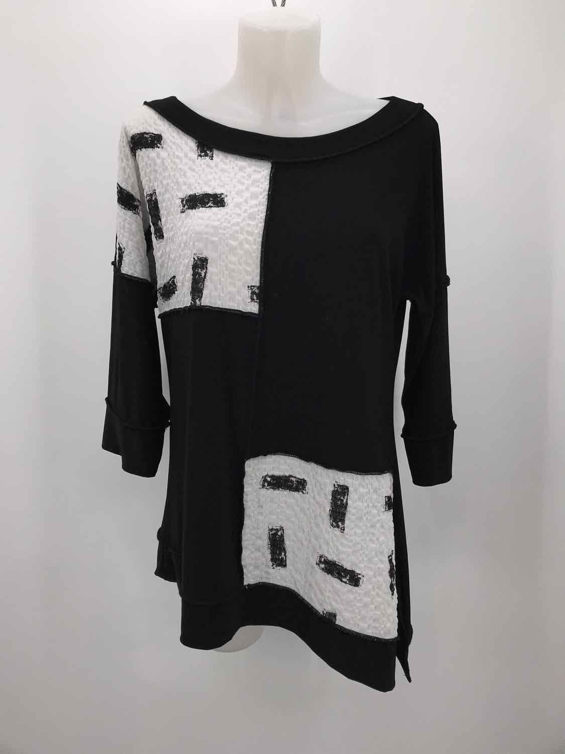 Ela Marie Black Size Medium Blouse