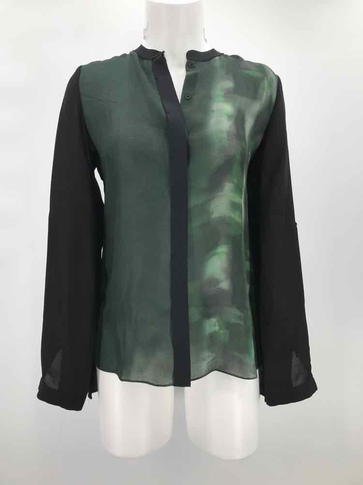 Elie Tahari Green Size XS Button Down