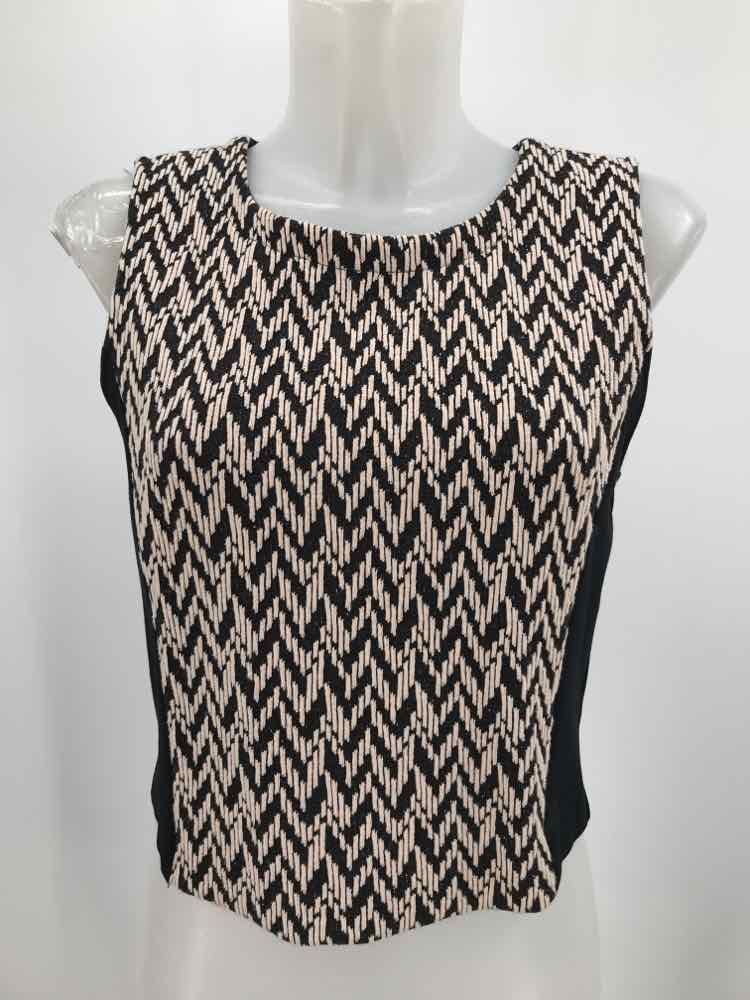 Ella Moss Black Size Small Knitted Multicolor Tank Top