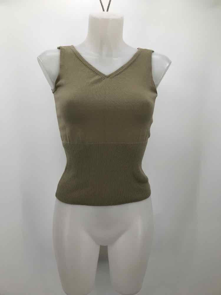 Emanuel Ungaro Green Size Small Knitted Tank Top