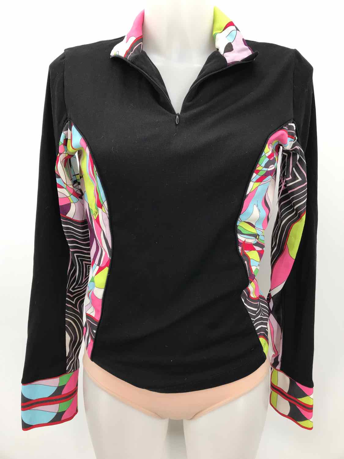 Black Size Medium Collar Emilio Pucci Rossignol Pullover