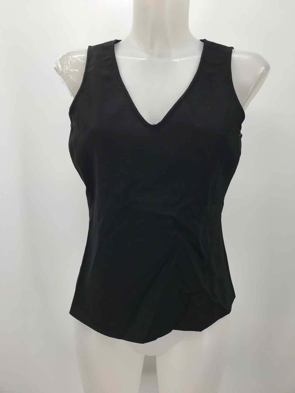 Emporio Armani Black Size 6 Wool Tank Top