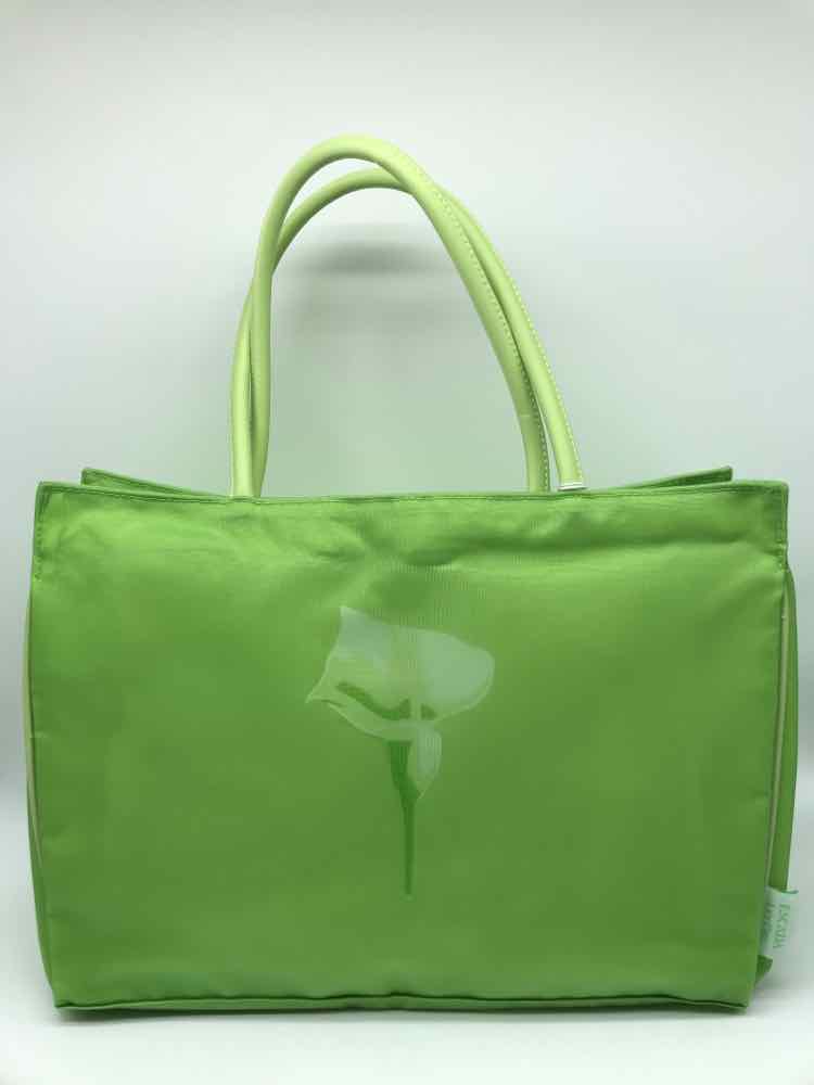 Escada Green Mesh Tote Bag